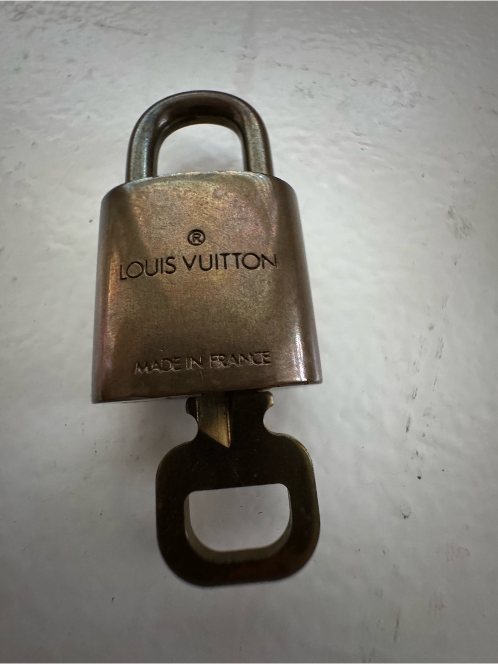 Louis Vuitton Brass Lock & Key - Picture 2 of 3